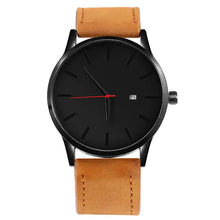 Load image into Gallery viewer, Leather Quartz Watch - Vegan leather - Imported
