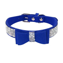 Charger l&#39;image dans la galerie, Puppy Cat Collars Adjustable Leather Bowknot
