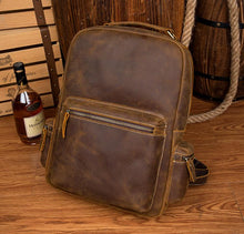 Load image into Gallery viewer, The Langley Backpack | Genuine Vintage Leather Backpack

