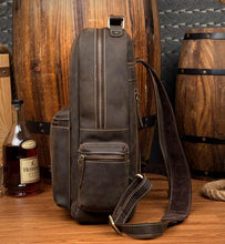 Load image into Gallery viewer, The Langley Backpack | Genuine Vintage Leather Backpack
