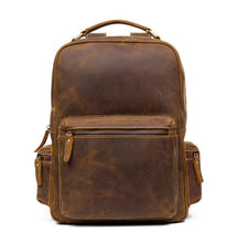 Load image into Gallery viewer, The Langley Backpack | Genuine Vintage Leather Backpack
