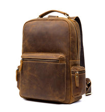 Load image into Gallery viewer, The Langley Backpack | Genuine Vintage Leather Backpack
