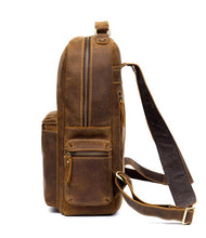 Load image into Gallery viewer, The Langley Backpack | Genuine Vintage Leather Backpack
