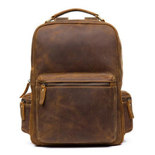 Load image into Gallery viewer, The Langley Backpack | Genuine Vintage Leather Backpack
