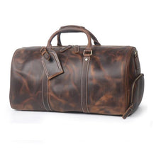 Load image into Gallery viewer, The Dagny Weekender | Large Leather Duffle Bag
