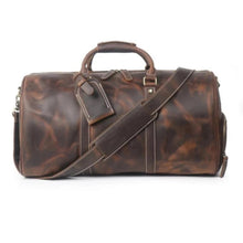 Load image into Gallery viewer, The Dagny Weekender | Large Leather Duffle Bag
