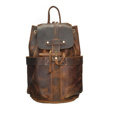 Load image into Gallery viewer, The Olaf Rucksack | Vintage Leather Travel Backpack
