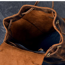 Load image into Gallery viewer, The Olaf Rucksack | Vintage Leather Travel Backpack
