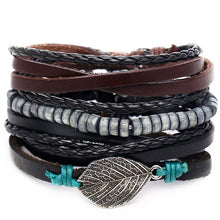 Cargar imagen en el visor de la galería, Multilayer Leather Bracelet
