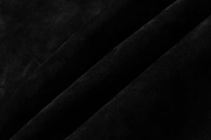 Luxurious black sheepskin leather hide by REED, 7 to 10 SF size, soft and durable with an antique finish for crafting.