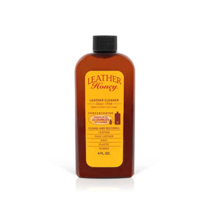 4 oz. concentrated leather cleaner from Large Leather Care Kit for effective cleaning of leather goods