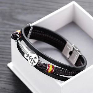 Casual Braided Leather Bracelets - Vegan leather - Imported