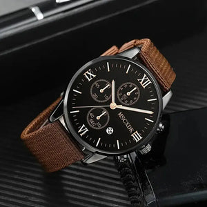 Conjunto de reloj de negocios para hombre