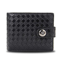 Cargar imagen en el visor de la galería, Men&#39;s Retro Woven Pattern Leather Wallet
