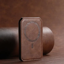 Charger l&#39;image dans la galerie, Luxury Leather Mobile Magnetic Card Holder
