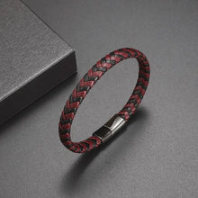 Load image into Gallery viewer, Classic Hand Woven Multi-Layered Leather Bracelet - Vegan leather - Imported
