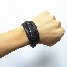 Load image into Gallery viewer, Leather Mini Micro USB Bracelet Charger
