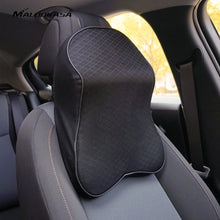 Load image into Gallery viewer, Leather Memory Foam Car Pillow
