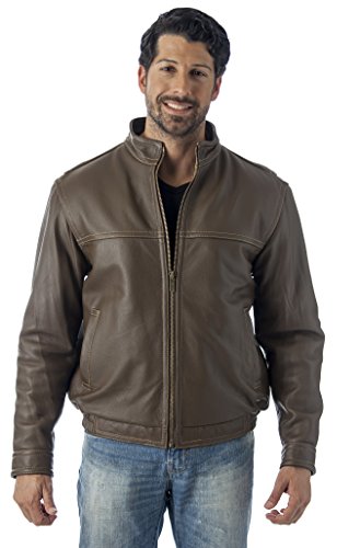 Men's Contemporary Leather Jacket - Quality Jacket | Reed Sports Wear