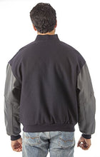Load image into Gallery viewer, REED Varsity Leather/Wool Jacket - Made in USA
