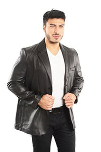 Men's Premium Lamb Skin Blazer - Lamsking Jacket | Reed Sports Wear
