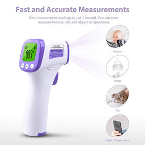 Heavy Duty LCD Display Non-Contact Infrared Forehead Thermometer for Medical Offices, Hospitals