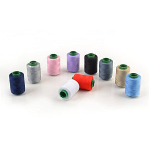 eZthings Professional Sewing Thread Kit for Arts and Crafts (380 Yard Thread x 10 Colors)