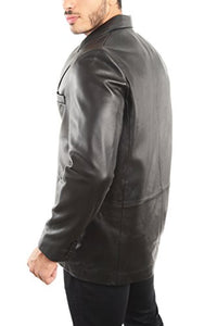 Men's Premium Lamb Skin Blazer - Lamsking Jacket | Reed Sports Wear