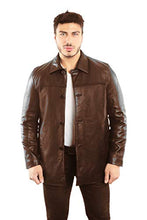 Cargar imagen en el visor de la galería, Genuine Lambskin Leather - Four Button Car Coat | Reed Sports Wear
