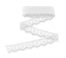 Load image into Gallery viewer, eZthings Designer Decorating Embroidered Lace and Trims for Sewing and DIY Craft Projects
