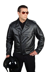 Men's Police Leather Jacket - Patrol Officers Uniform | Reed Sports Wear