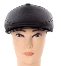 Cargar imagen en el visor de la galería, Flat Cabbie Men&#39;s Classic Newsboy Flat Cap Hat with Ear Flaps
