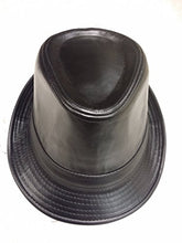 Load image into Gallery viewer, REED Fedora Hat Men&#39;s Indented Crown Gangster Style Brim
