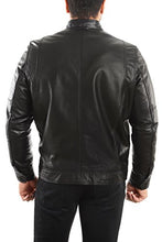 Cargar imagen en el visor de la galería, Lambskin Leather Biker Jacket - Men&#39;s Leather Jacket | Reed Sports Wear
