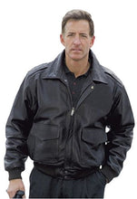 Cargar imagen en el visor de la galería, Leather Aviator Bomber Jacket - Men Leather Jacket | Reed Sports Wear
