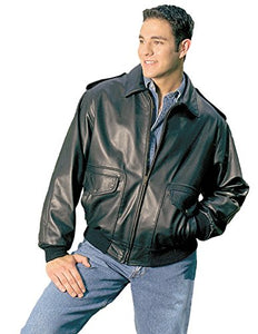  Bomber Leather Jacket - Leather Bomber Jacket | Reed Sport Wear