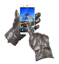 Cargar imagen en el visor de la galería, Reed Women&#39;s Designer Genuine Leather Gloves With Touch Screen Texting Index Finger - Imported
