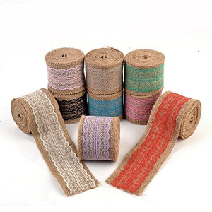 eZthings Decorative Designer Fabric Ribbons for Home Craft Projects and Gift Baskets