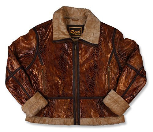 Reed Women's Snake Leather Jacket - Imported