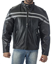 Load image into Gallery viewer, Men&#39;s Vented Leather Jacket - Imported Jacket | Reed Sports Wear
