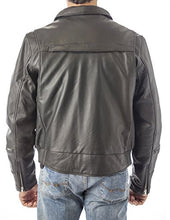 Load image into Gallery viewer, Men&#39;s Vented Leather Jacket - Imported Jacket | Reed Sports Wear
