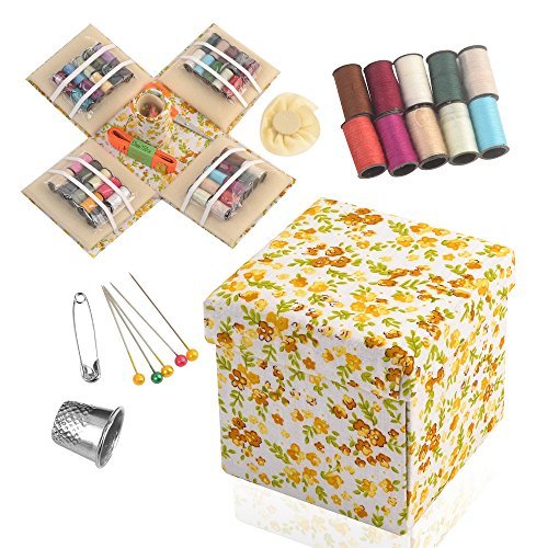 eZthings Professional Sewing Supplies Variety Sets and Kits for Arts and Crafts (Basket)