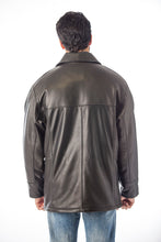 Cargar imagen en el visor de la galería, REED Men&#39;s Premium Four Button Car Coat Leather Jacket Made in USA
