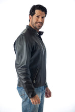 Cargar imagen en el visor de la galería, REED Men&#39;s Premium Quality Leather Motorcycle Coat Made in USA
