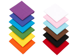 Fat Quarter Bundle -100% Coton | Solides purs | Nouvelles couleurs du drapeau de la fierté l 12 couleurs mélangées | Tissu de courtepointe et d’artisanat | Coffret cadeau spécial