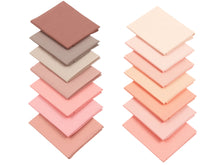 Cargar imagen en el visor de la galería, Fat Quarter Bundle -100% Cotton | Pure Solids | Soft Pinks l Mix - 14 Colors | Quilting &amp; Crafting Soft Fabric | Special Gift Set

