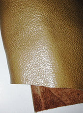 Load image into Gallery viewer, REED sheepskin leather hide in a soft antique finish, showcasing its durable texture, ideal for creative projects, 7-10 SF size.
