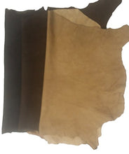 Load image into Gallery viewer, REED leather hides, whole skin 7-10 SF, soft durable sheepskin for crafting, various colors and antique finish.
