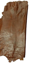 Load image into Gallery viewer, REED leather hide, soft and durable sheepskin, 7 to 10 SF size, antique finish, whole skin, perfect for crafting unique art pieces.
