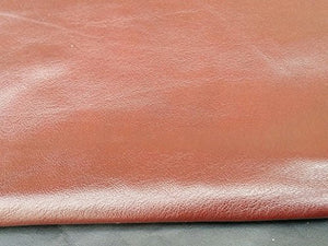 REED leather hide in warm brown tone, soft and durable, ideal for creating unique art pieces. Whole sheepskin, 7 to 10 SF.